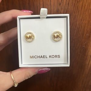 Michael Kors stud earrings brand new still in box